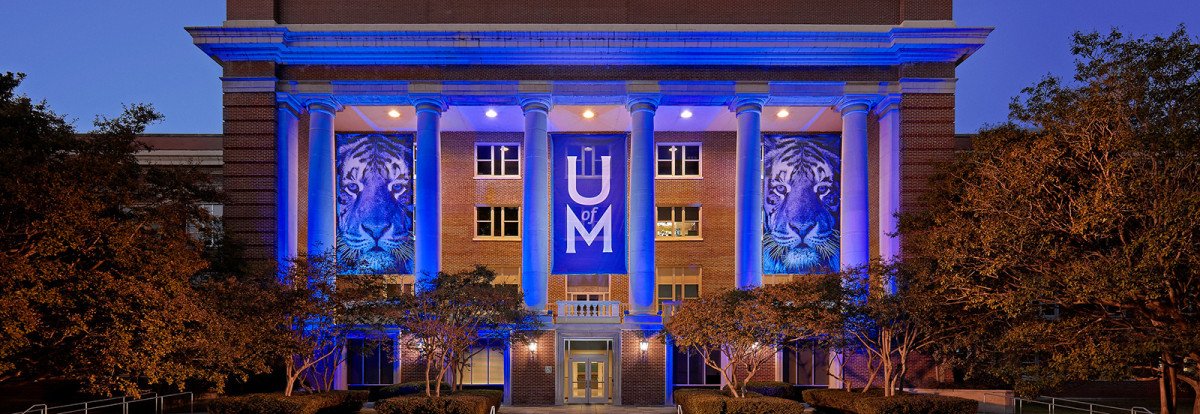 University of Memphis campus highlighting scholarship risk for Ghanaian students